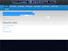 Tablet Screenshot of degroote.com